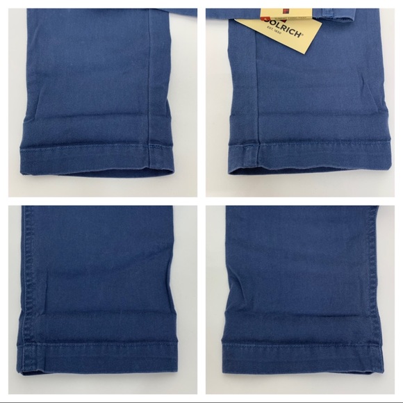 Woolrich Blue Sunday Chino Pants Casual Relaxed Soft New Nwt Size 6 - Picture 10 of 16